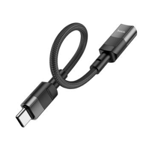 Adapter OTG USB C do Lightning Hoco 3A 0,1m U107 Czarny - 209448