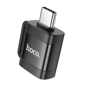 Adapter OTG USB C do USB A Hoco 3A UA31C Czarny - 209402