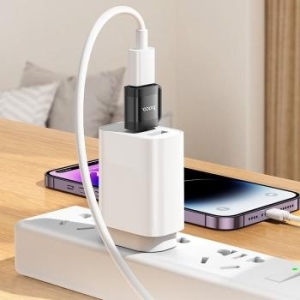 Adapter OTG USB C do USB A Hoco 3A UA31C Czarny - 209403