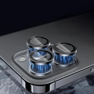 Szkło Hartowane na aparat Tel Protect 3D Lens Apple iPhone 18 Pro / 18 Pro Max Jasny Niebieski (obiektyw 3 sztuki) - 209394