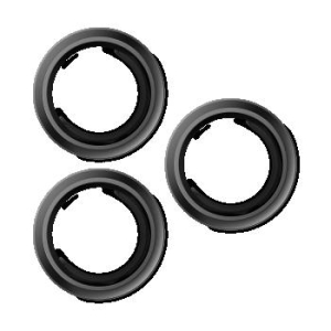 Szkło Hybrydowe na aparat HG Lens Apple iPhone 18 Pro / 18 Pro Max Pure Black - 209352